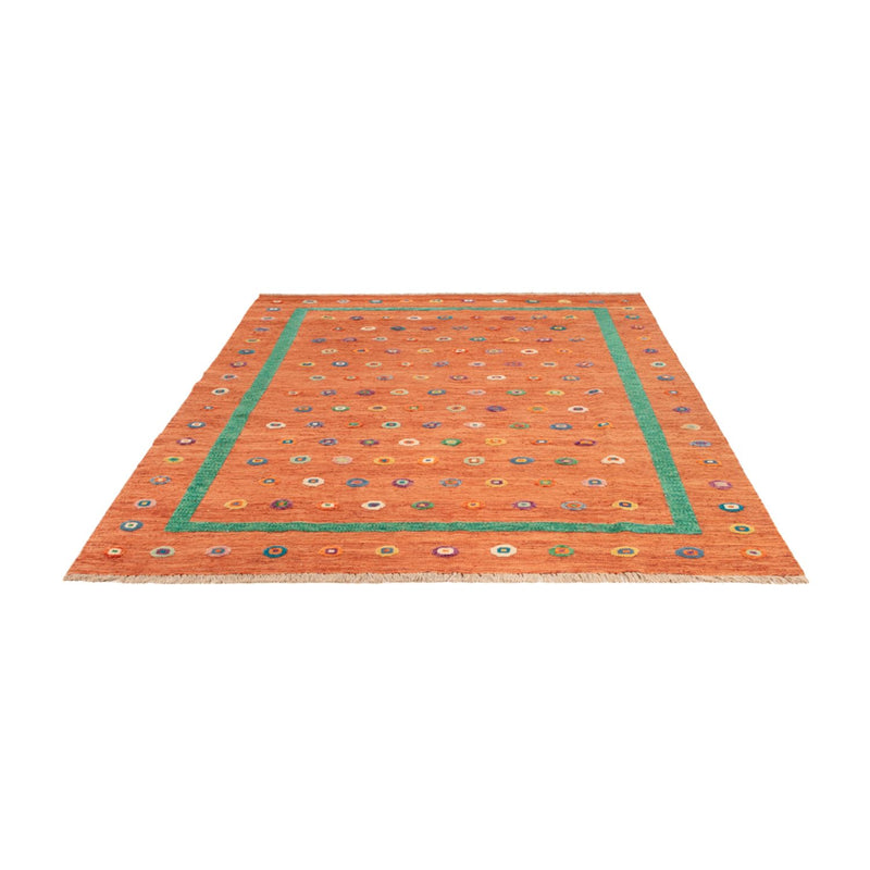 Kelim Teppich - Splash - 290 x 207 cm - orange