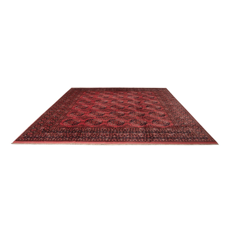 Afghan Teppich - Buchara - 404 x 351 cm - rot