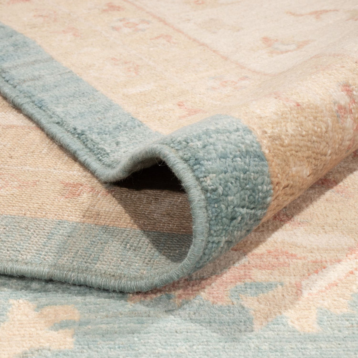 Ziegler Teppich - 496 x 409 cm - hellblau