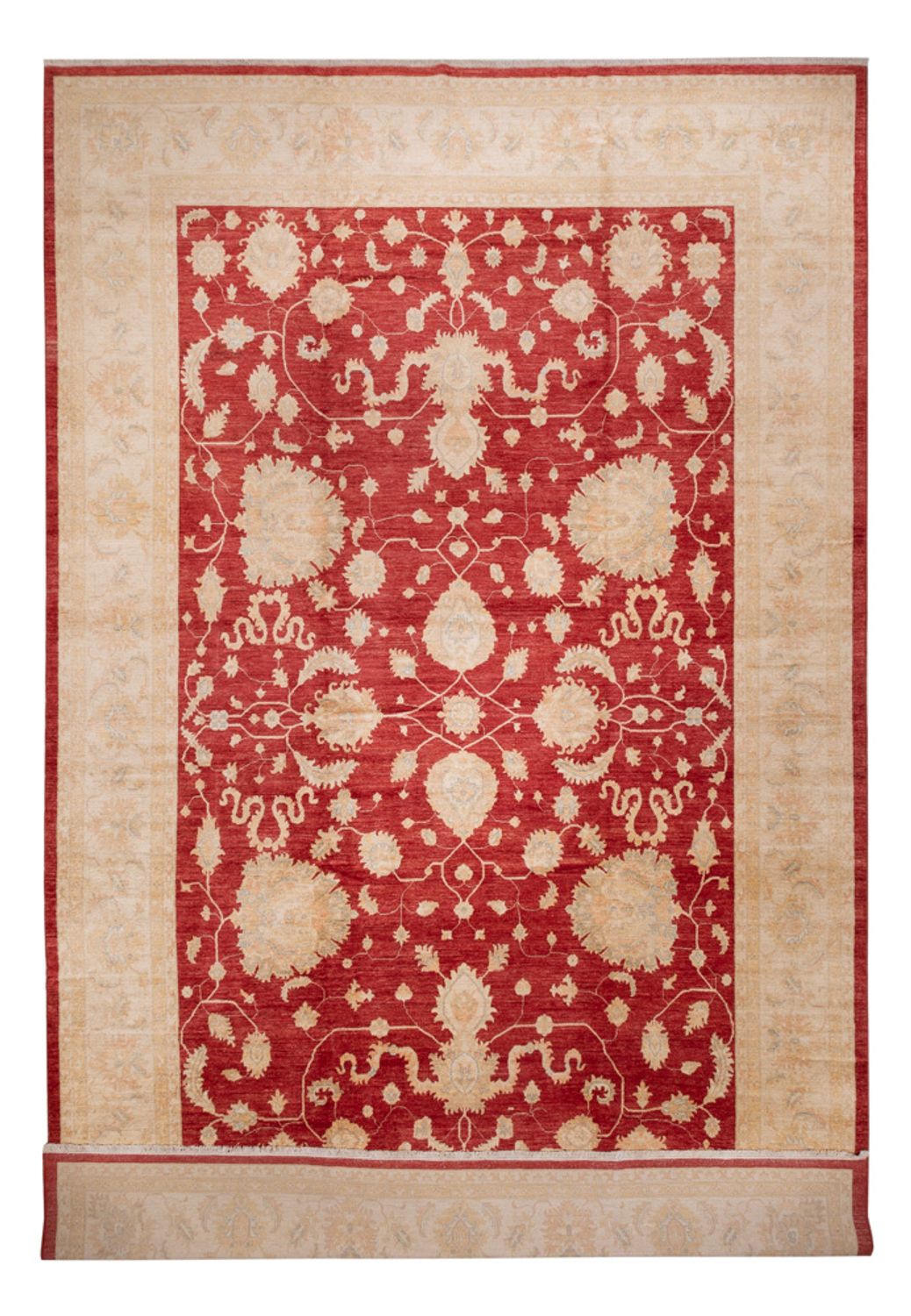 Ziegler Teppich - 540 x 352 cm - rot