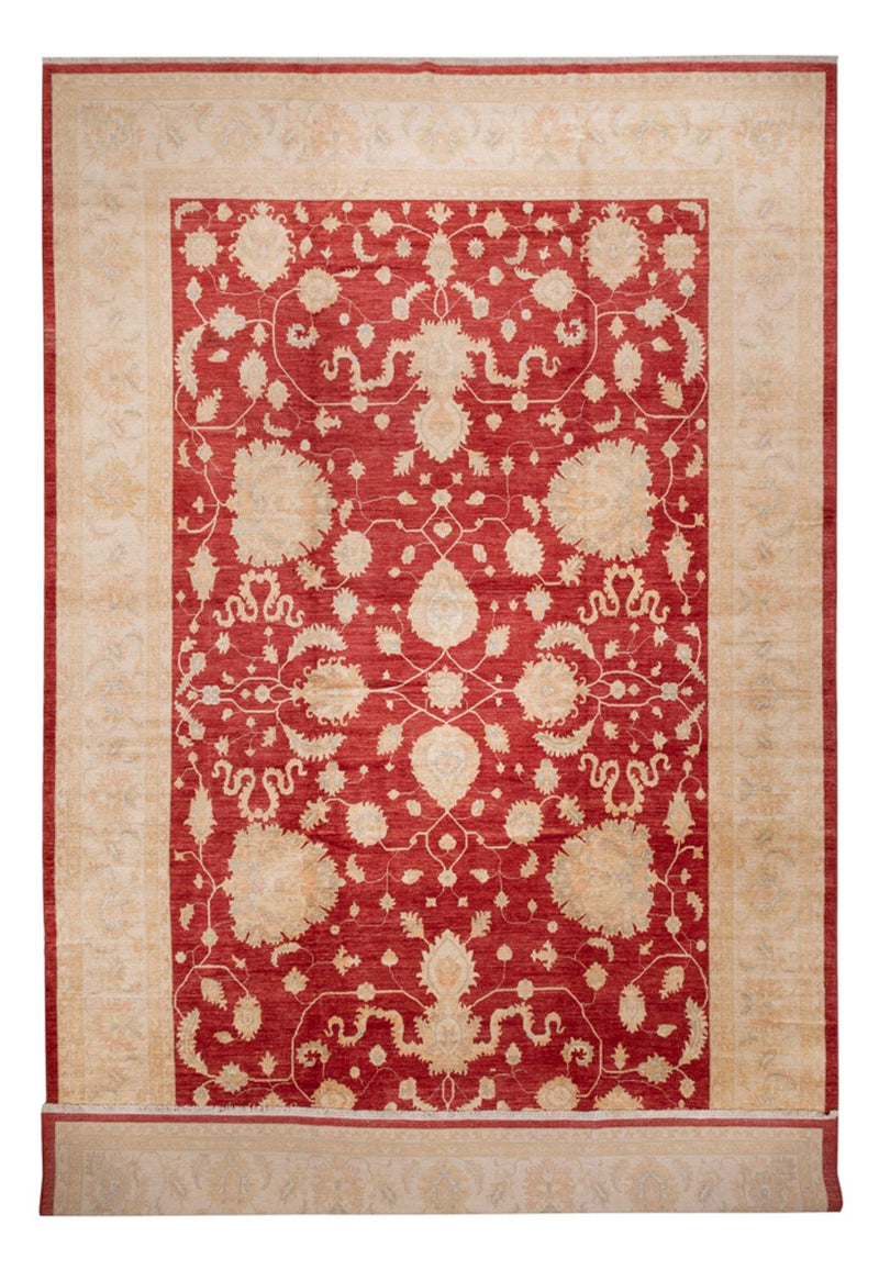 Ziegler Teppich - 540 x 352 cm - rot