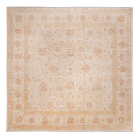 Ziegler Teppich quadratisch  - 393 x 398 cm - beige