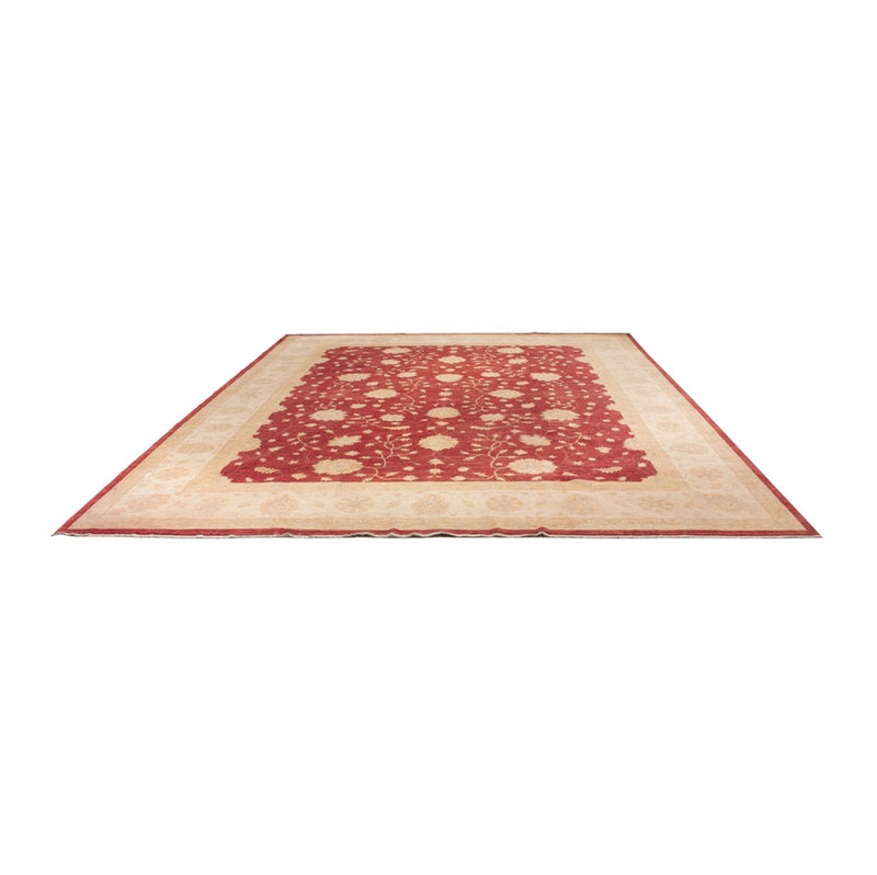 Ziegler Teppich quadratisch  - 491 x 405 cm - rot
