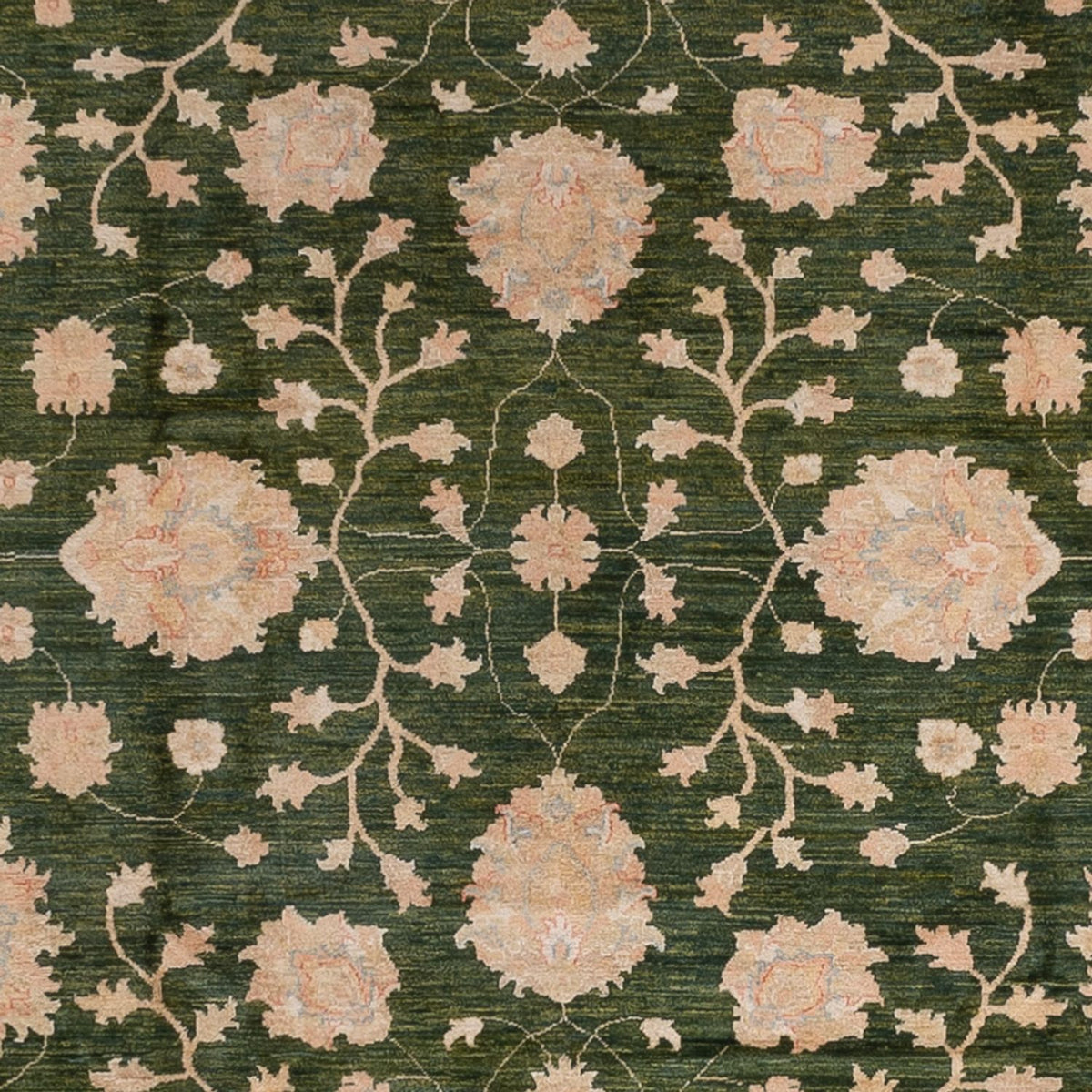 Ziegler Teppich - 440 x 308 cm - grün