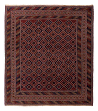 Kelim Teppich - Oriental - 243 x 214 cm - rot