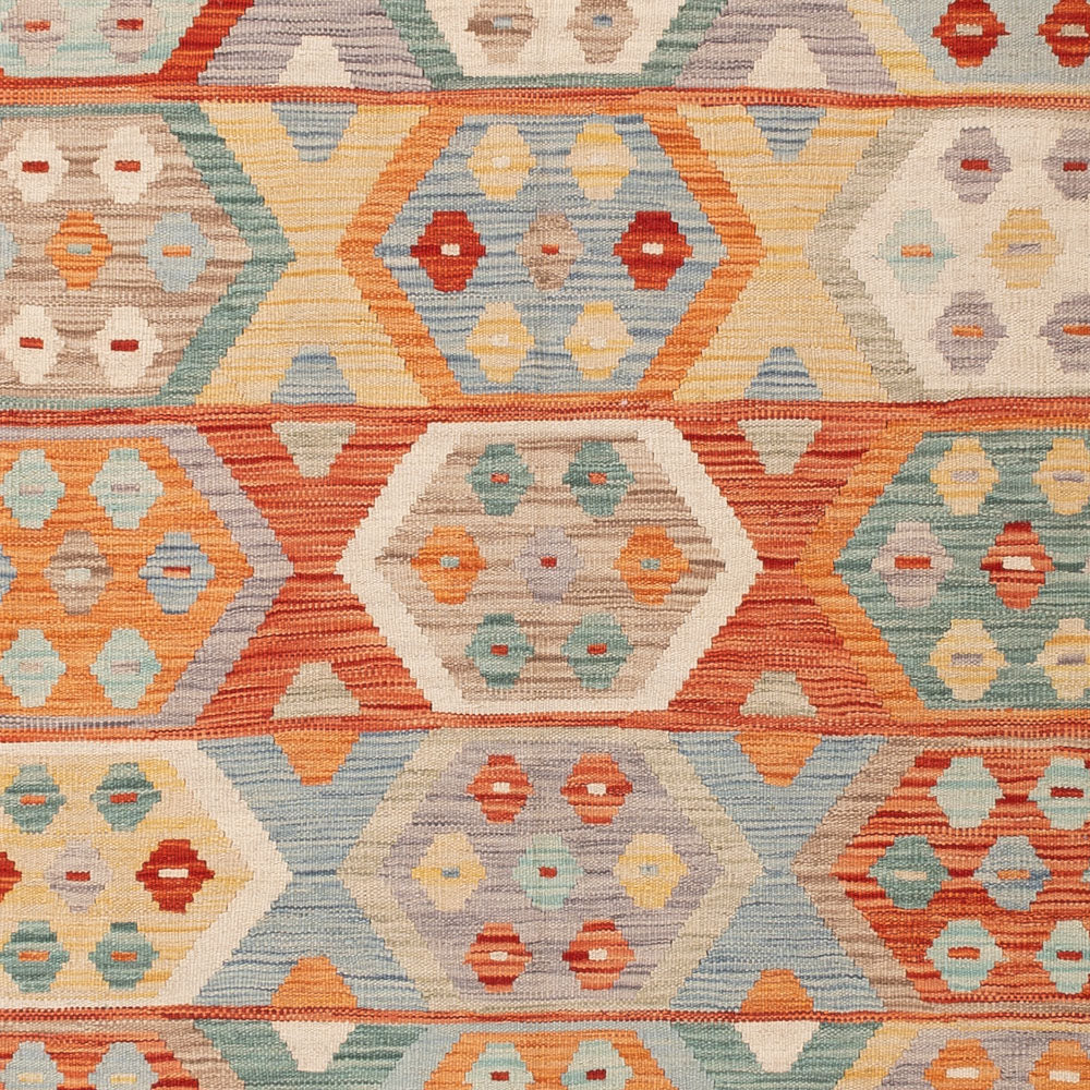 Kelim Teppich - Splash - 237 x 171 cm - bunt