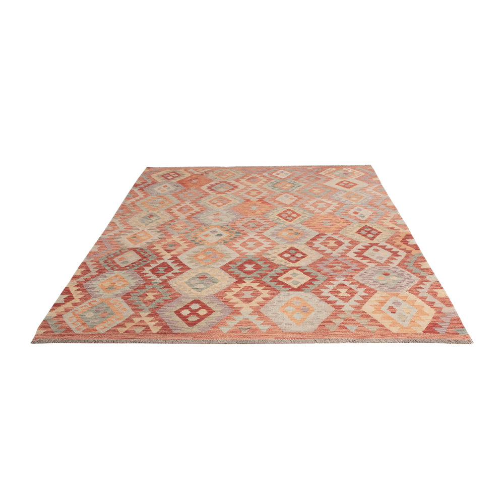 Kelim Teppich - Splash - 238 x 178 cm - bunt