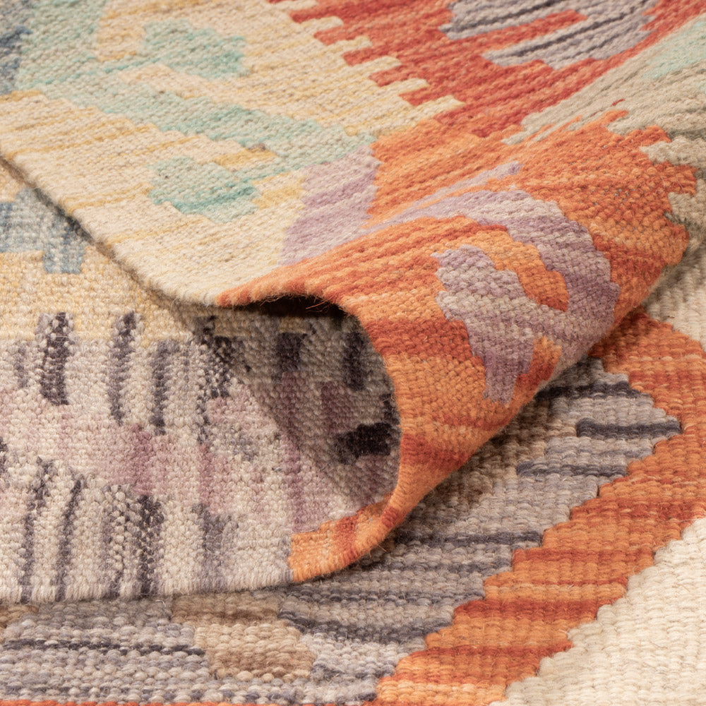 Kelim Teppich - Splash - 246 x 168 cm - bunt