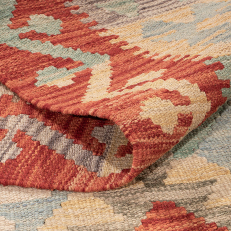 Kelim Teppich - Splash - 199 x 151 cm - bunt