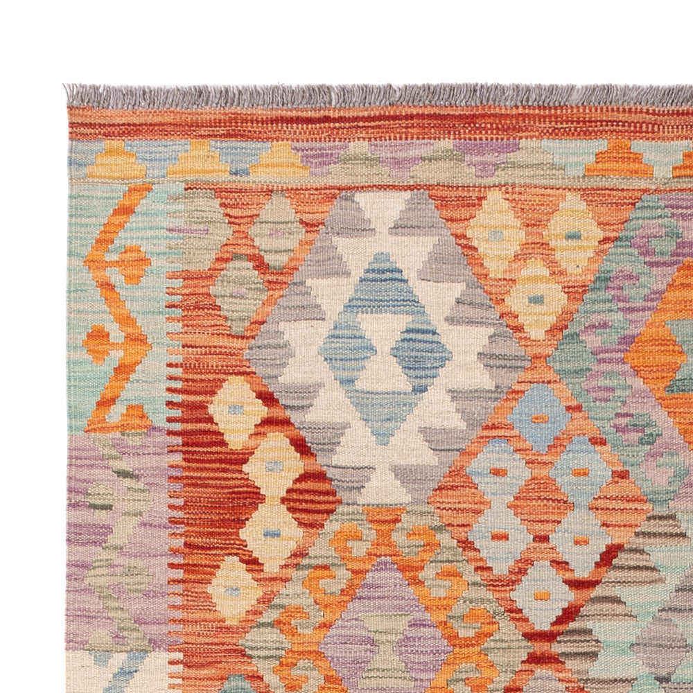 Kelim Teppich - Splash - 194 x 147 cm - bunt