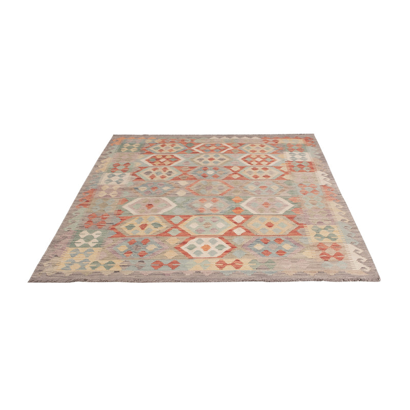 Kelim Teppich - Splash - 203 x 152 cm - bunt