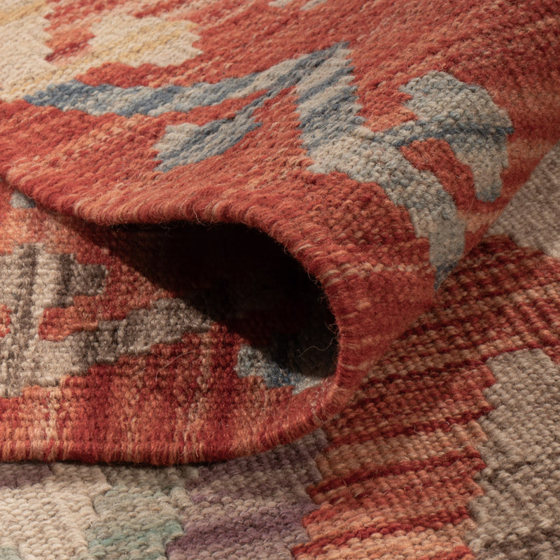 Kelim Teppich - Splash - 192 x 150 cm - bunt