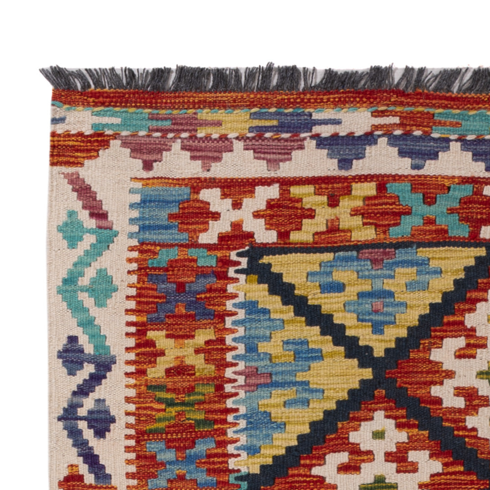 Kelim Teppich - Splash - 145 x 100 cm - bunt