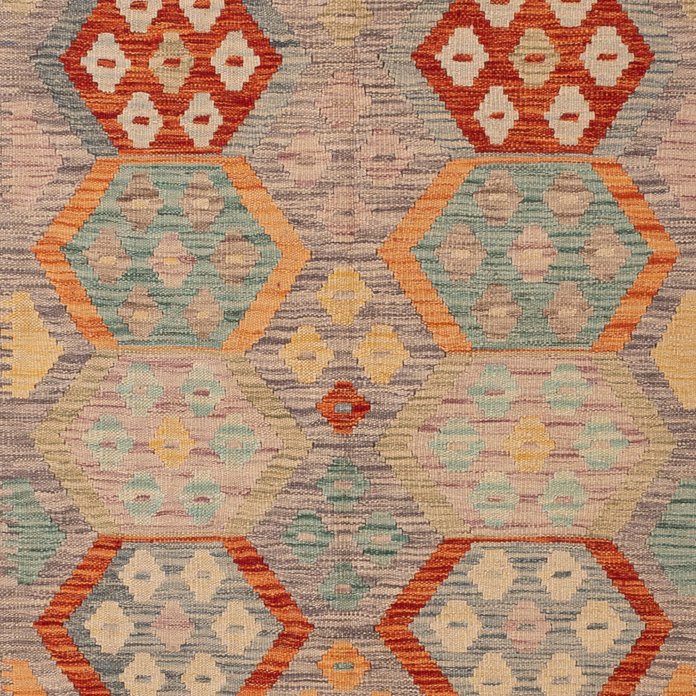 Kelim Teppich - Splash - 247 x 166 cm - bunt