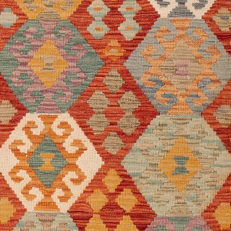 Kelim Teppich - Splash - 206 x 145 cm - bunt