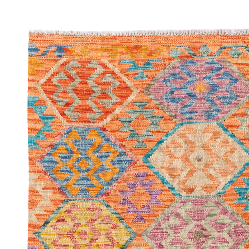 Kelim Teppich - Splash - 195 x 149 cm - bunt