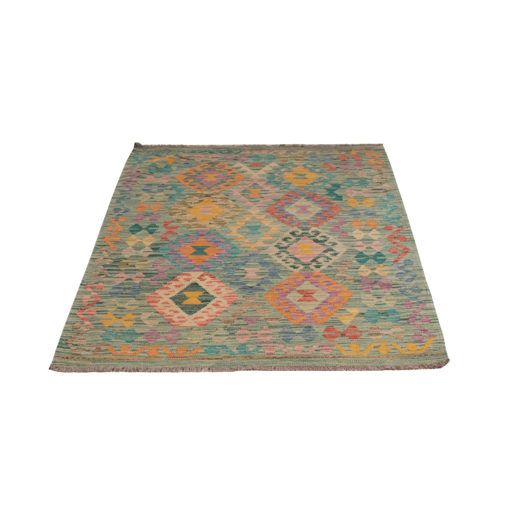 Kelim Teppich - Splash - 167 x 106 cm - bunt