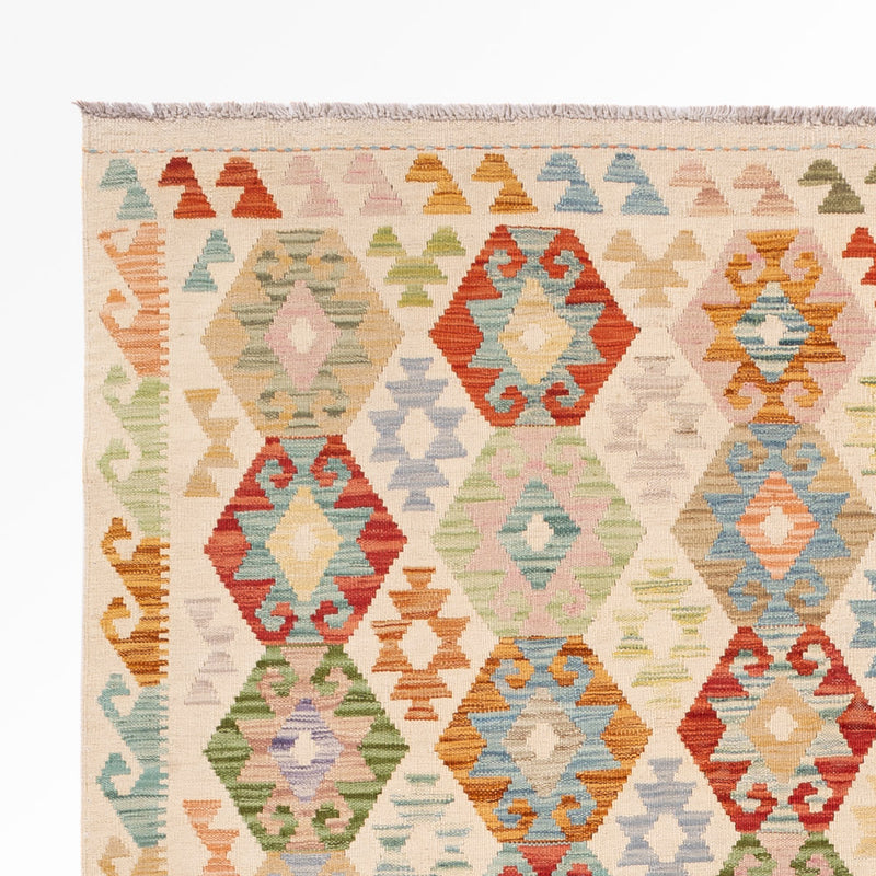 Kelim Teppich - Splash - 247 x 181 cm - bunt