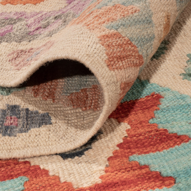 Kelim Teppich - Splash - 241 x 171 cm - bunt