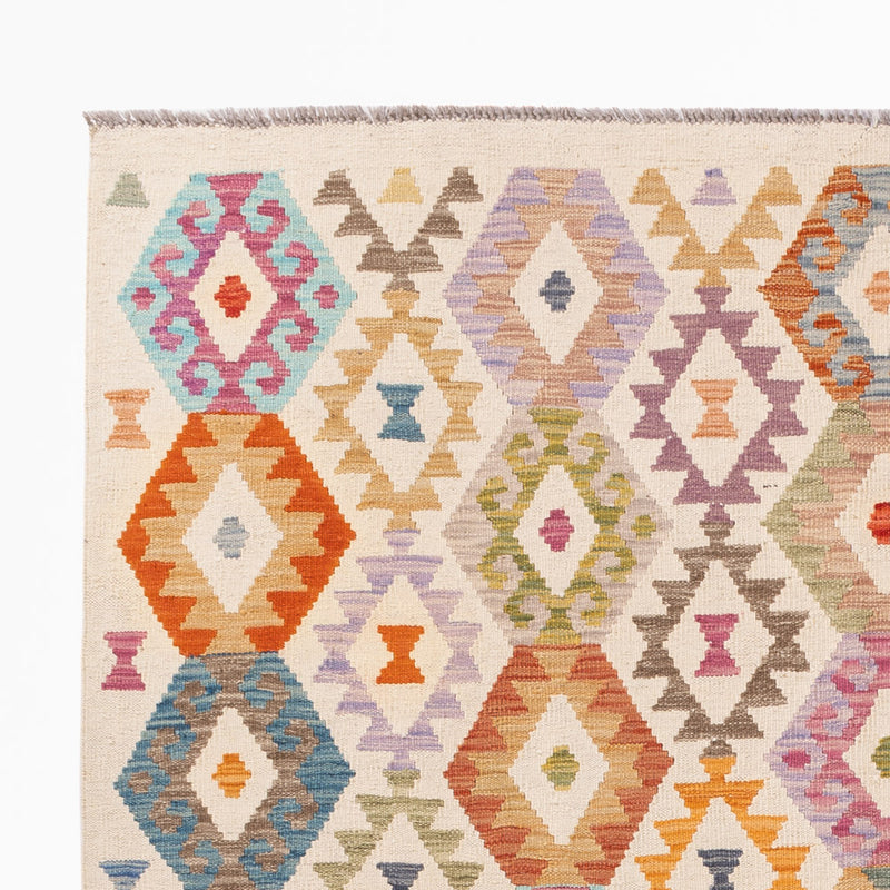 Kelim Teppich - Splash - 241 x 178 cm - bunt