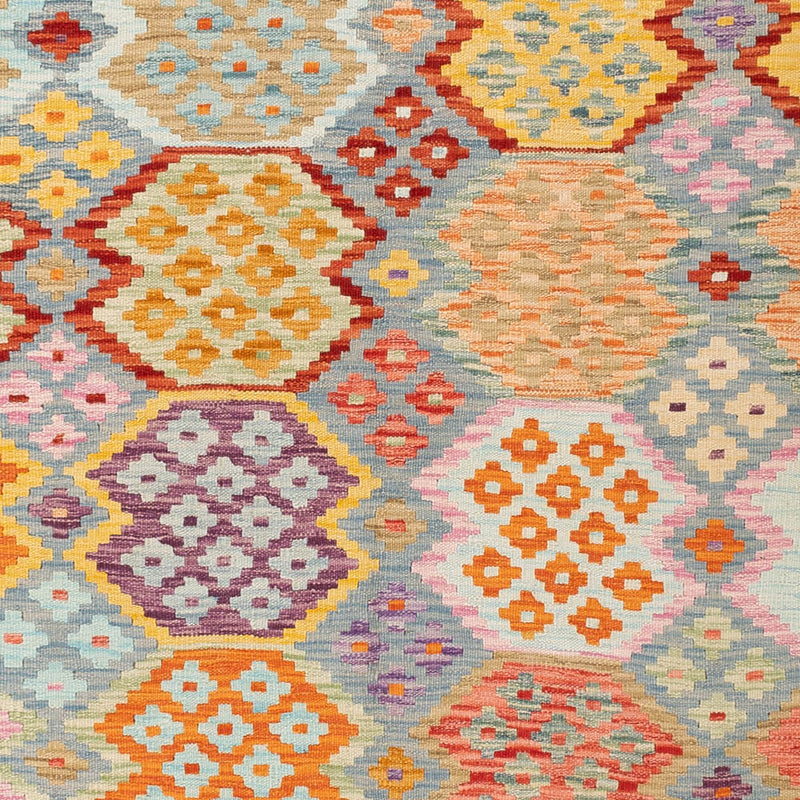 Kelim Teppich - Splash - 243 x 173 cm - bunt