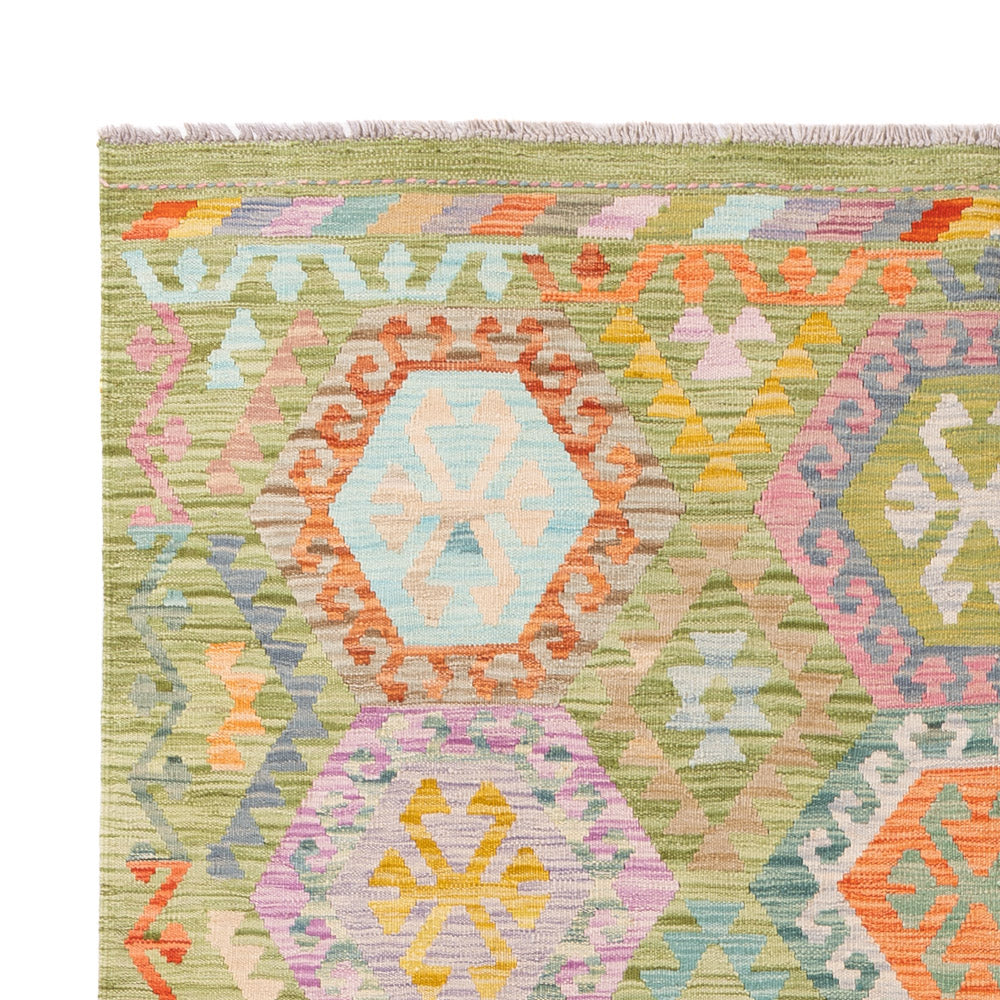 Kelim Teppich - Splash - 252 x 178 cm - bunt