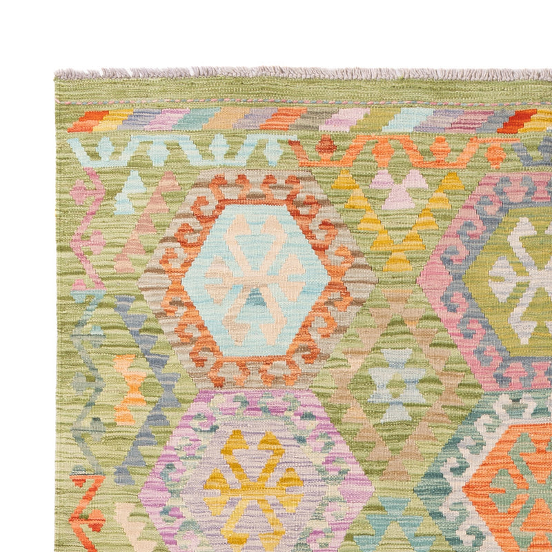 Kelim Teppich - Splash - 252 x 178 cm - bunt