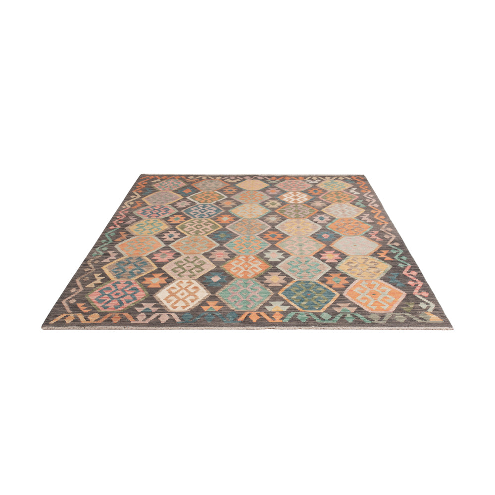 Kelim Teppich - Splash - 232 x 175 cm - bunt
