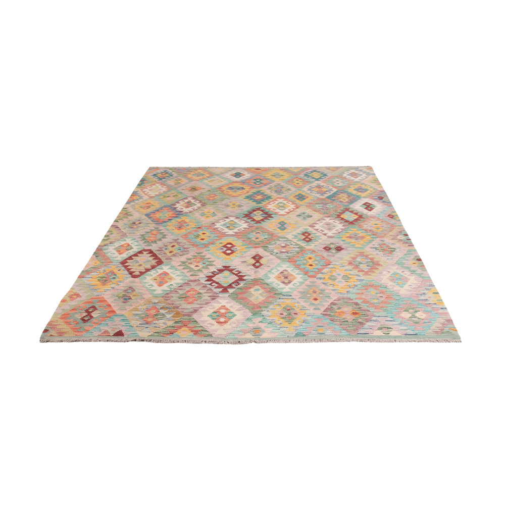 Kelim Teppich - Splash - 256 x 176 cm - bunt