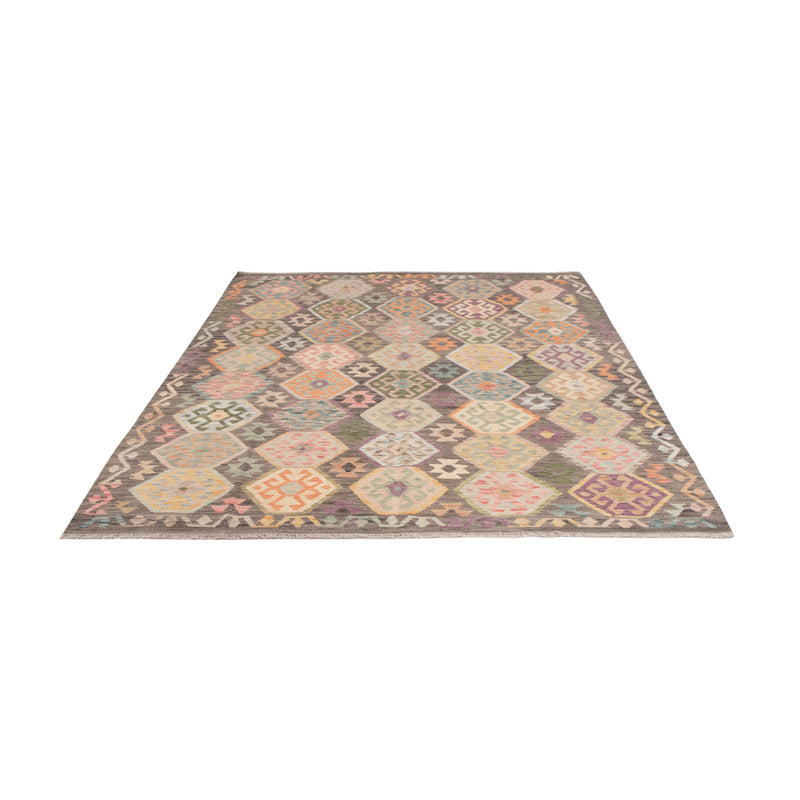 Kelim Teppich - Splash - 237 x 185 cm - bunt