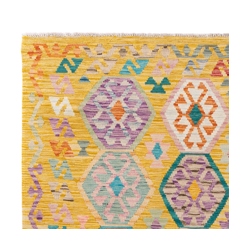 Kelim Teppich - Splash - 255 x 178 cm - bunt