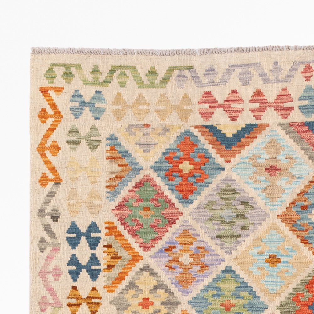 Kelim Teppich - Splash - 248 x 180 cm - bunt