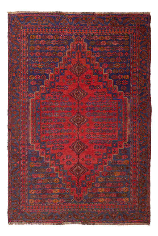 Kelim Teppich - Oriental - 244 x 161 cm - rot