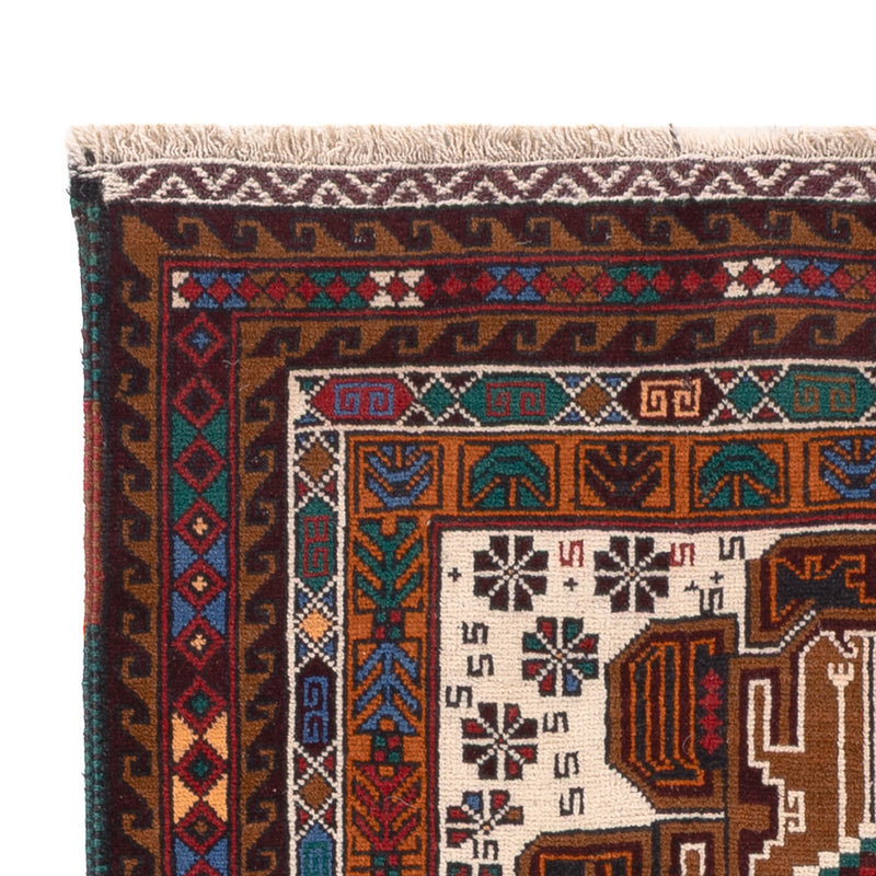 Belutsch Teppich - 140 x 90 cm - creme