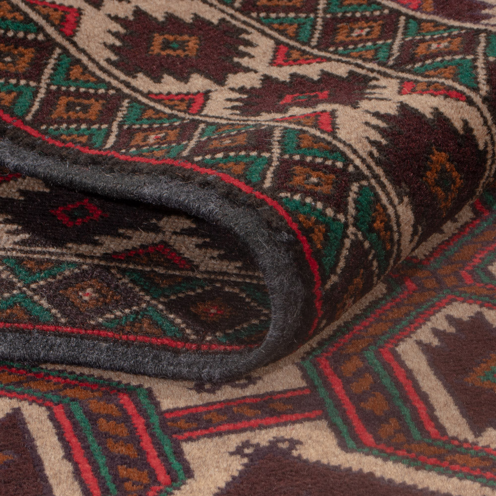 Belutsch Teppich - 140 x 90 cm - mehrfarbig