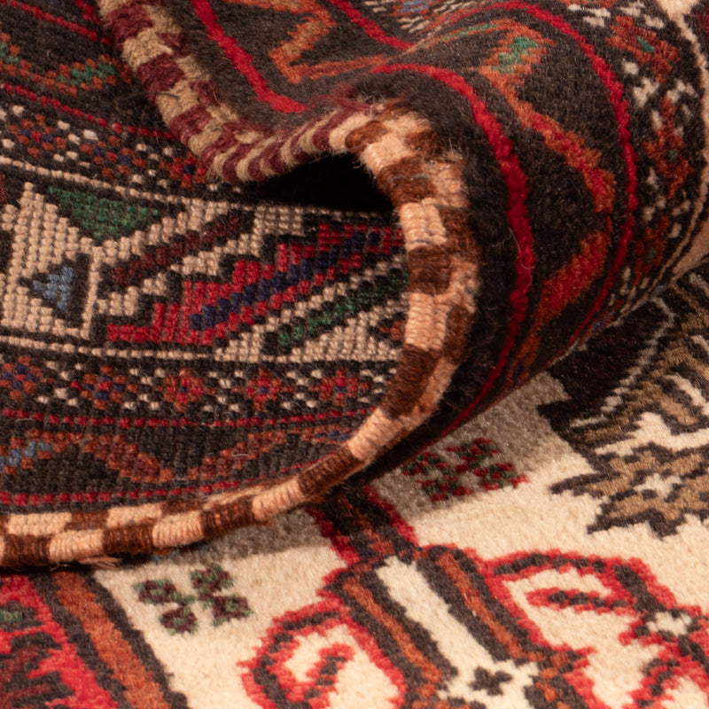 Belutsch Teppich - 140 x 90 cm - rot