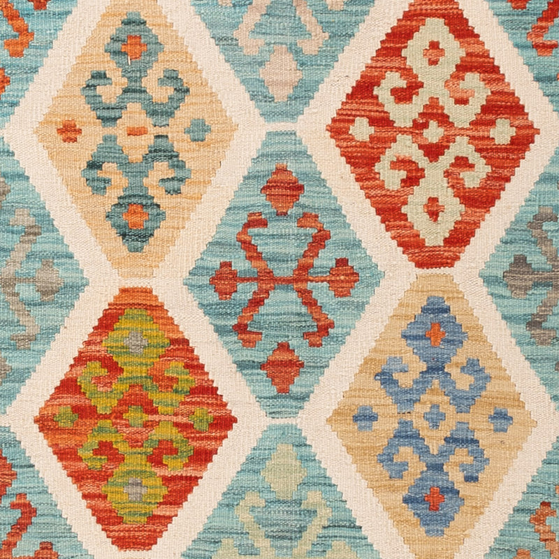 Kelim Teppich - Splash - 209 x 158 cm - bunt