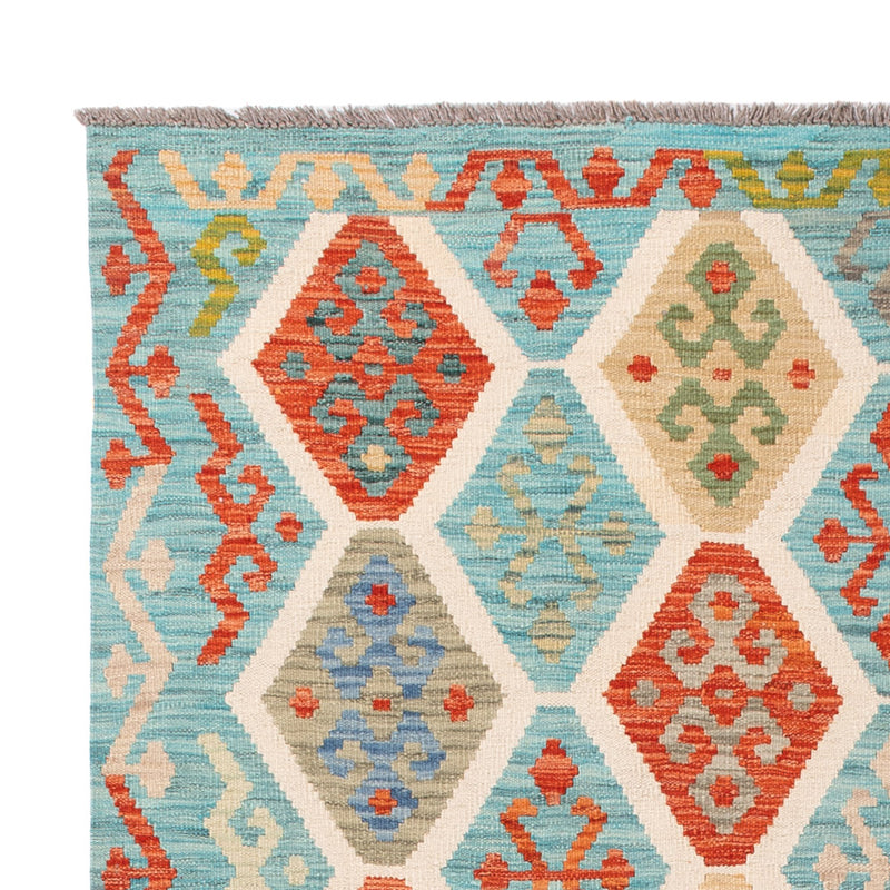 Kelim Teppich - Splash - 209 x 158 cm - bunt