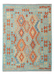 Kelim Teppich - Splash - 206 x 155 cm - bunt