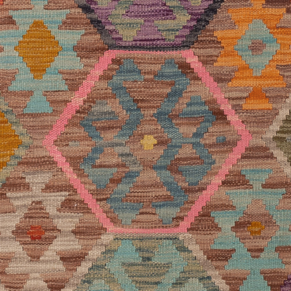 Kelim Teppich - Splash - 157 x 104 cm - bunt