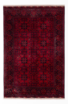Afghan Teppich - Royal - 150 x 98 cm - rot