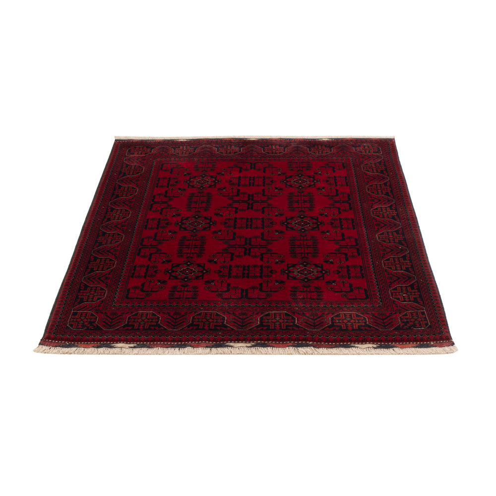 Afghan Teppich - Royal - 141 x 100 cm - rot