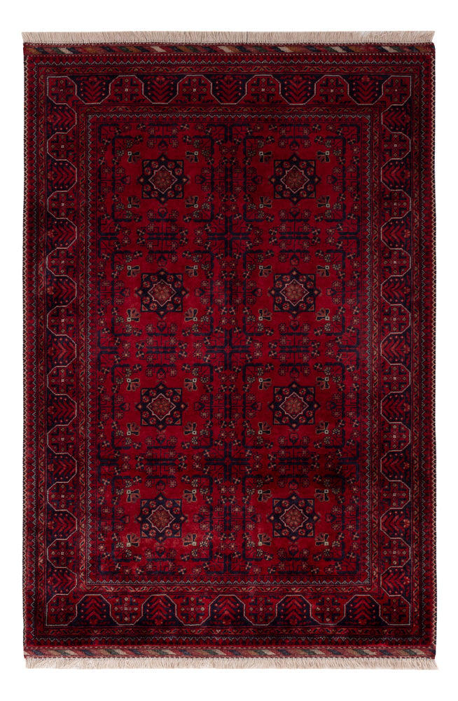 Afghan Teppich - Royal - 155 x 101 cm - rot