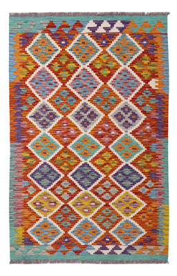 Kelim Teppich - Splash - 150 x 100 cm - bunt