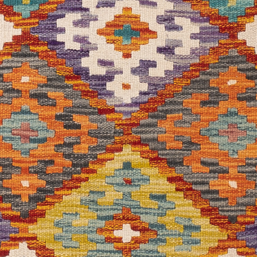 Kelim Teppich - Splash - 150 x 104 cm - bunt