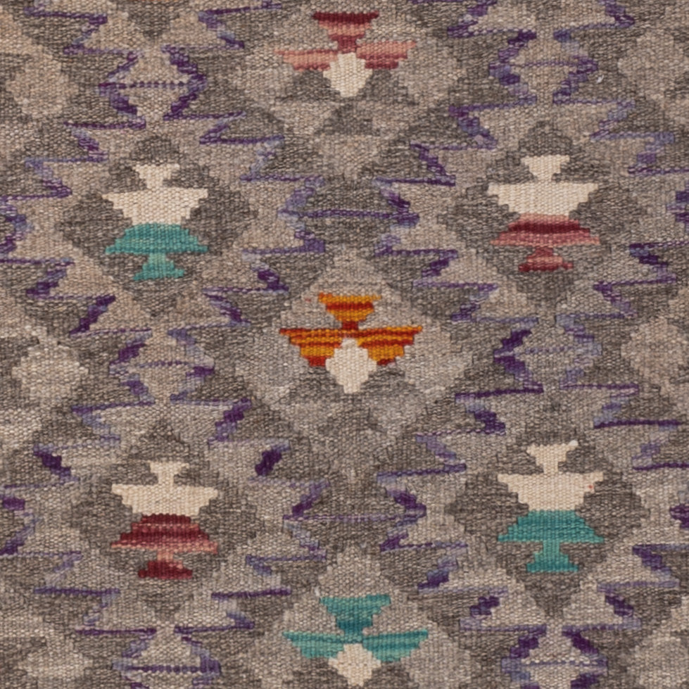 Kelim Teppich - Splash - 154 x 103 cm - natur