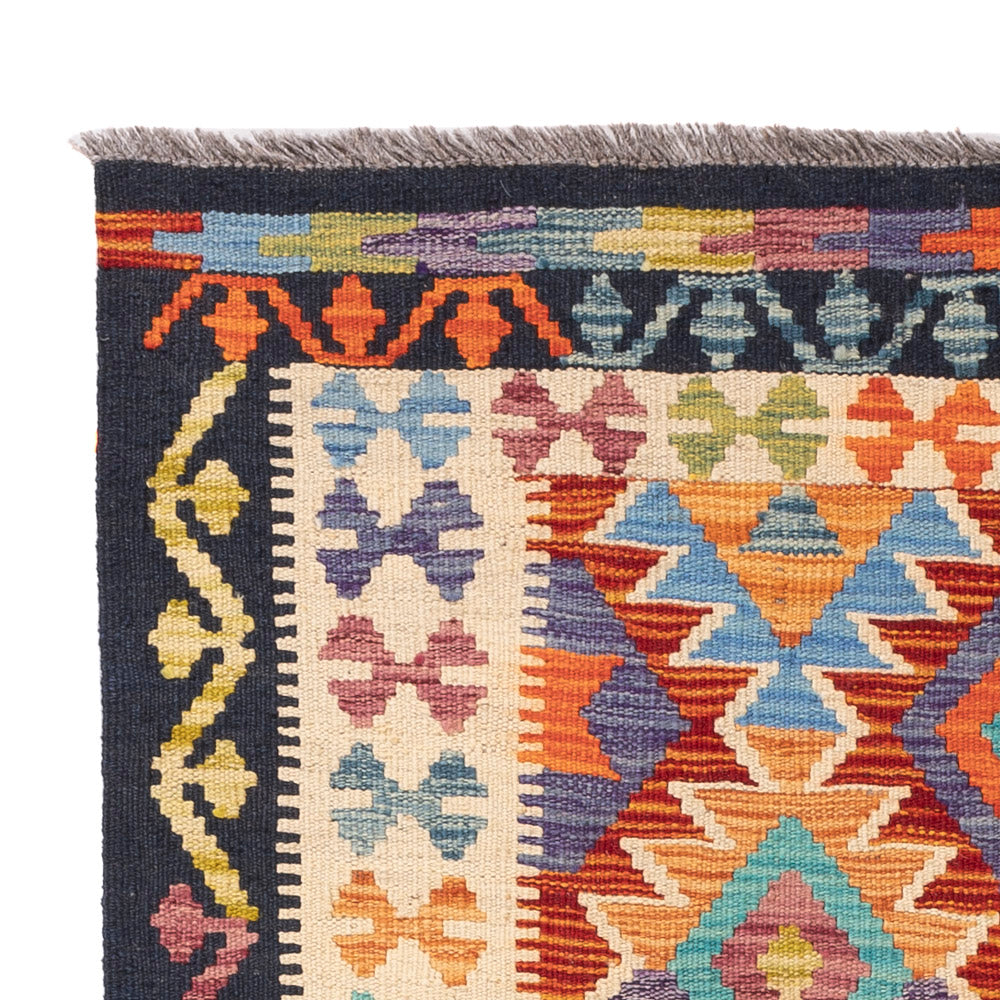 Kelim Teppich - Splash - 150 x 99 cm - bunt