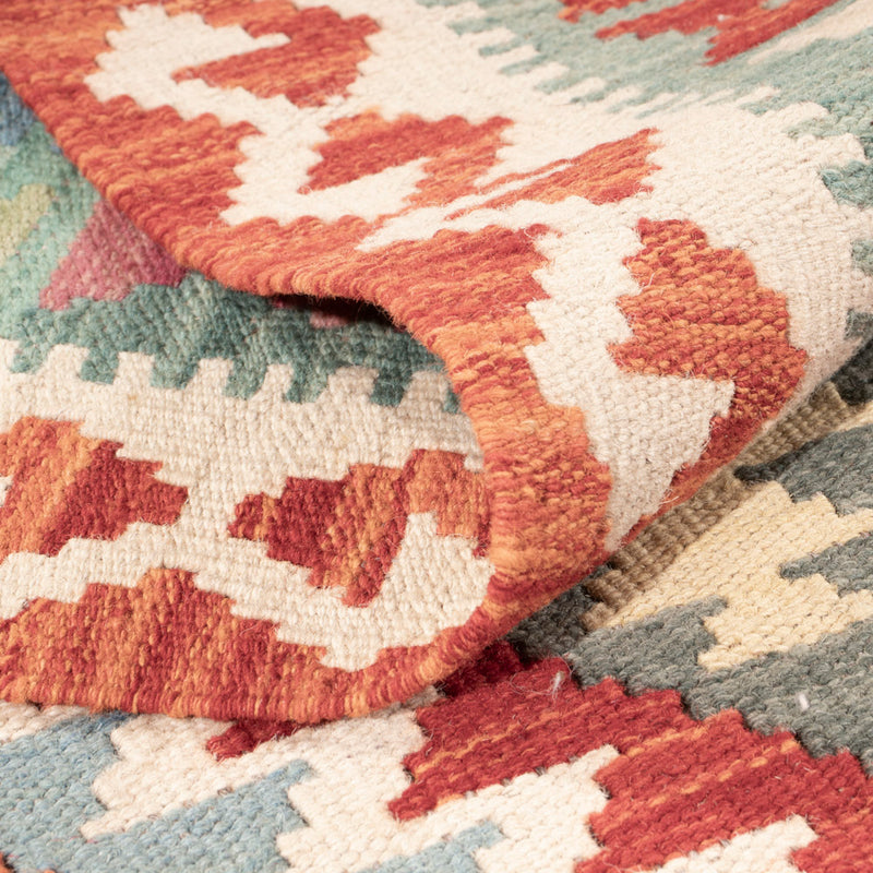 Kelim Teppich - Splash - 147 x 103 cm - bunt