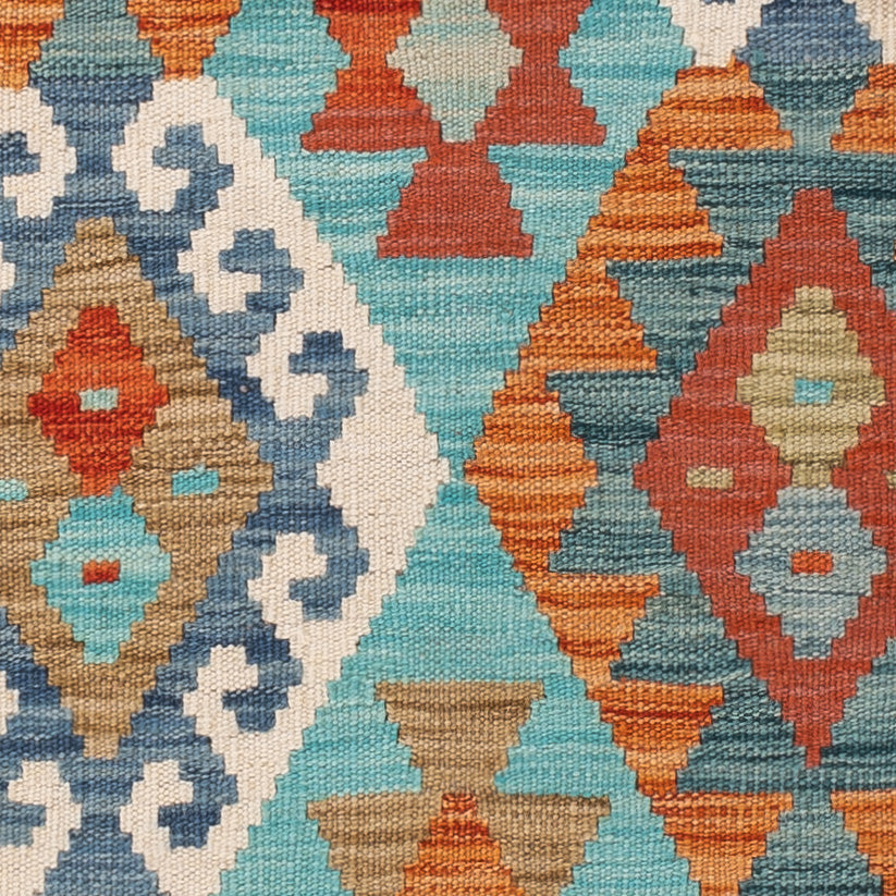 Kelim Teppich - Splash - 153 x 100 cm - bunt