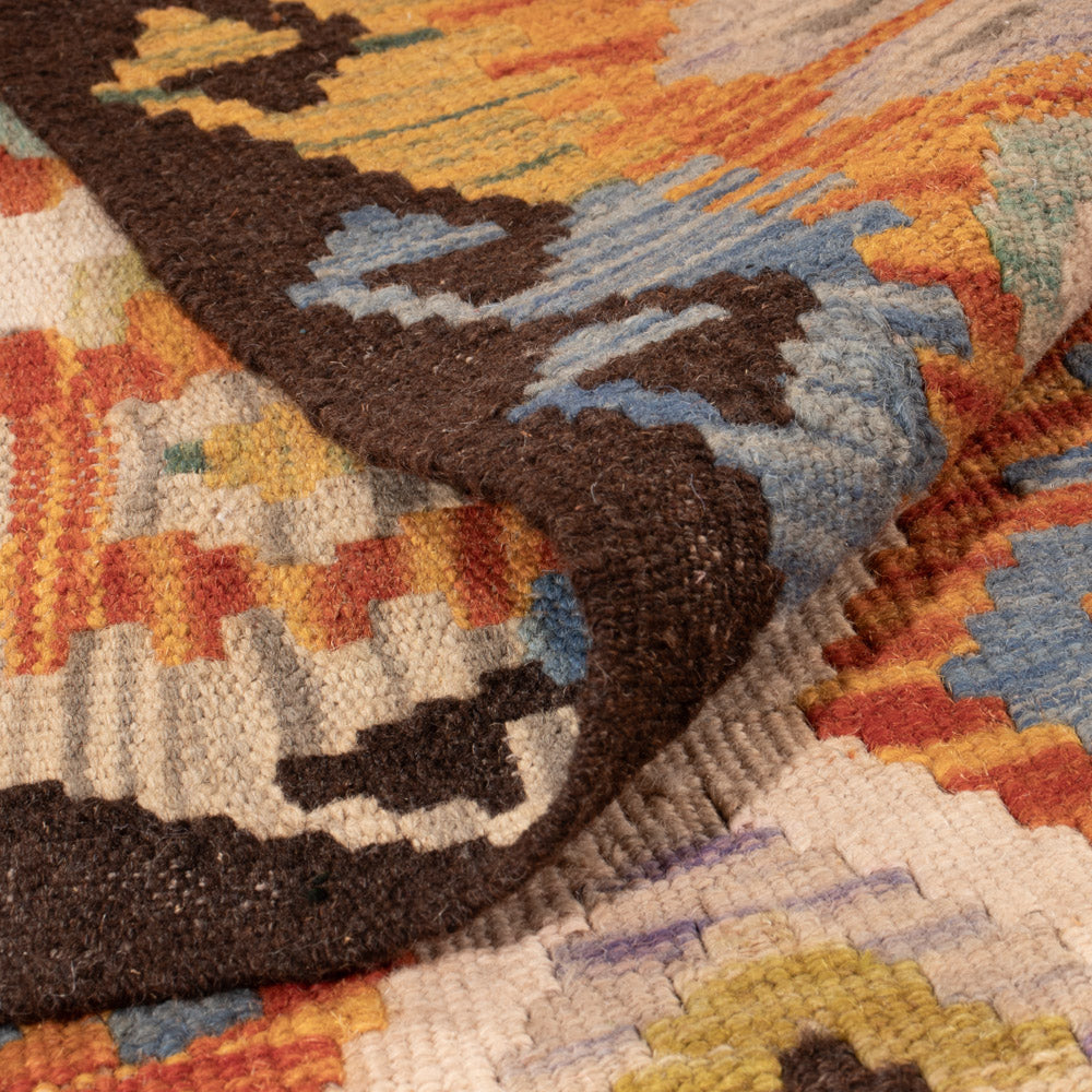 Kelim Teppich - Splash - 147 x 103 cm - bunt